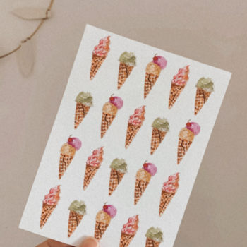 Carte – Ice cream 2