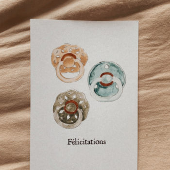 Carte – Sucettes/Félicitations