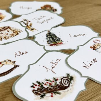 Lot de 8 marque-places