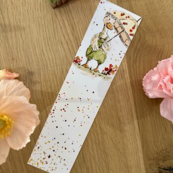 Marque-page – Ferme rose 3