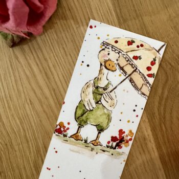 Marque-page – Ferme rose 3