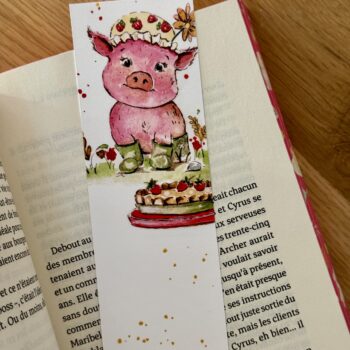 Marque-page – Pink Strawberry 3