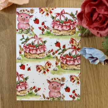Carte – Pink Strawberry 2