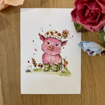 Carte – Pink Strawberry 3